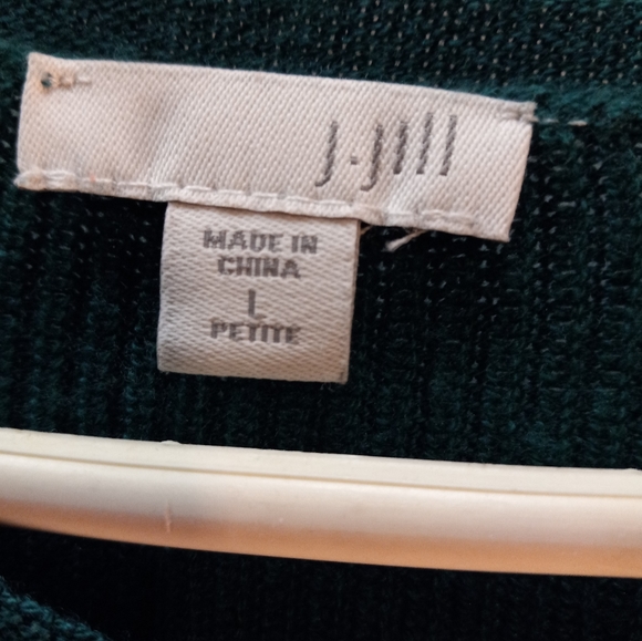 J.Jill 30% Wool Pullover Knit Casual Minimalist Sweater Old Money Slouchy Top - Picture 11 of 12